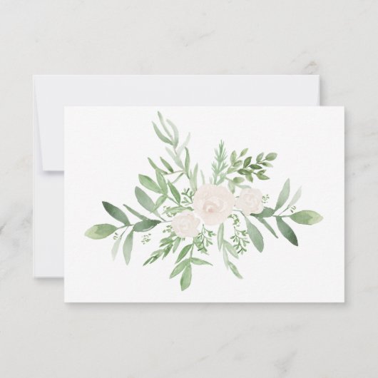 Perte funèbre florale élégante de Merci (Dos)