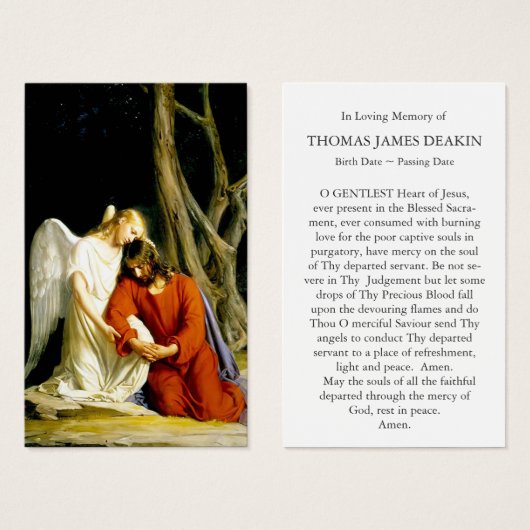 Perte funéraire Angel Confort Prière Sympathie Car (Devant & derrière)