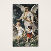 Perte funéraire Angel Photo Prière Sympathie Carte (Devant)