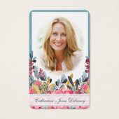 Perte funéraire Botaniques Prière Cartes de Sympat (Devant)