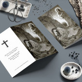 Perte funéraire Cartes de Sympathie de prière Jésu