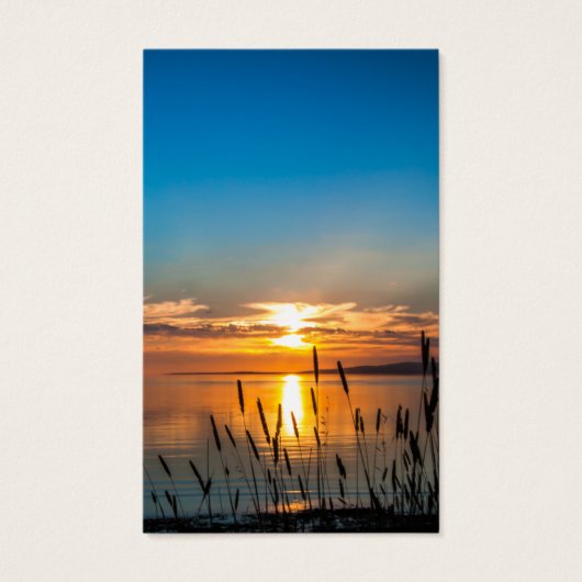 Perte funéraire Coucher de soleil Reeds Prière Car (Devant)