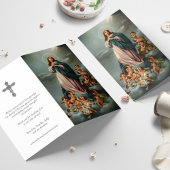 Perte funéraire Immaculée Prière Cartes de Sympath