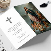 Perte funéraire Immaculée Prière Cartes de Sympath