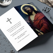Perte funéraire Jésus épingle la prière Cartes de