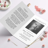 Perte funéraire Jésus Prière de mémoire Cartes de 