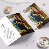 Perte funéraire Jésus Prière de mémoire Cartes de 