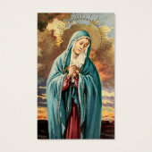 Perte funéraire Mère Marie Prière Sympathie Cartes (Devant)