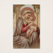 Perte funéraire Mère Marie Prière Sympathie Cartes (Devant)