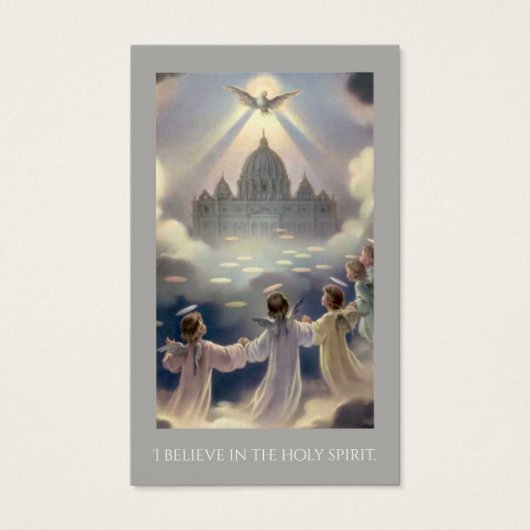 Perte funéraire Saint-Esprit Prière Cartes de Symp (Devant)