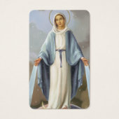 Perte funéraire Sainte Vierge Prière Cartes de Sym (Devant)