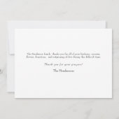 Perte simple de tournesol Merci de vie (Dos)