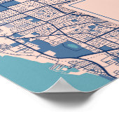 Perth - Australia Breezy City Map Poster (Hoek)