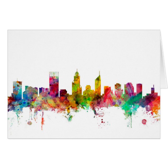 Perth Australia Skyline (Voorkant Horizontaal)