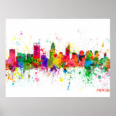 Perth Australia Skyline Poster (Voorkant)