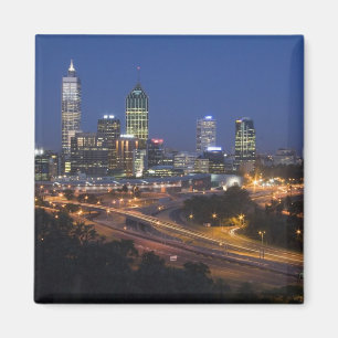 Perth, Australië. Uitzicht op het centrum van Pert Magneet