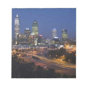 Perth, Australië. Uitzicht van het centrum van Per Notitieblok