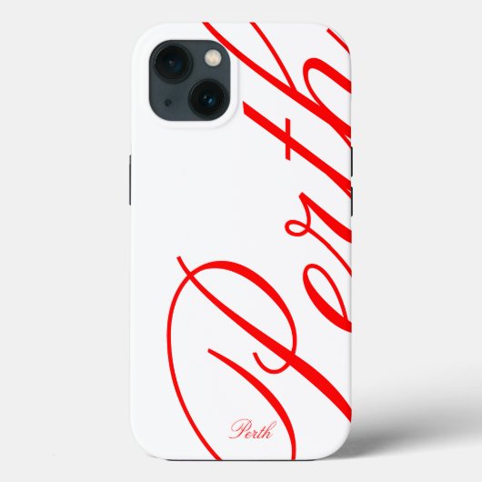 Perth - beau coque iphone (Verso)