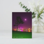 Perth City Lichten uit South Perth Foreshore Briefkaart (Staand voorkant)