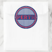 Perth City Pride Emblem – Australian Identity Ronde Sticker (Tas)