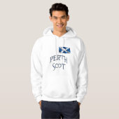 Perth Flag of Scotland Patriotic Hoodie (Voorkant volledig)