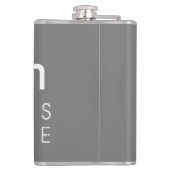 Perth Latitude en Lengtegraad Heupfles (Achterkant)