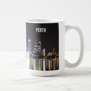 Perth Night Skyline - Mok