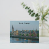 Perth Scotland Night Scene Briefkaart (Staand voorkant)