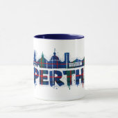 Perth Scotland Tartan Mug Scottish  (Centre)