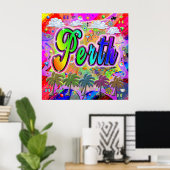 Perth Vista Express-Poster Poster (Thuiskantoor)
