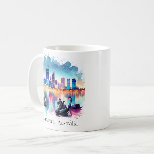 Perth Western Australia Coffee Mug (Devant gauche)