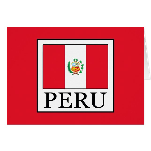 Peru (Voorkant Horizontaal)