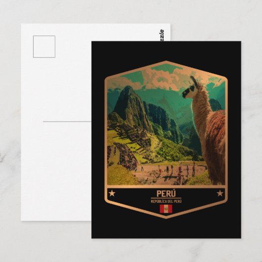 Peru Briefkaart (Voorkant / Achterkant)