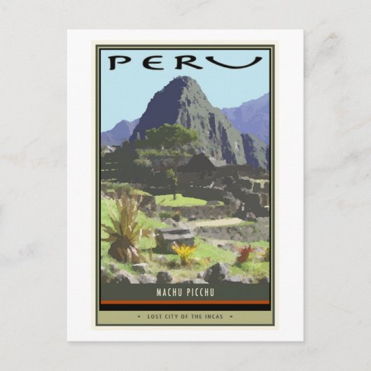 Peru Briefkaart (Voorkant)