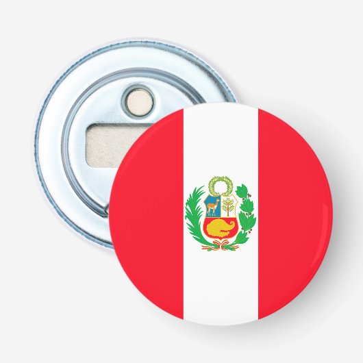 Peru Button Flesopener (Voorkant)
