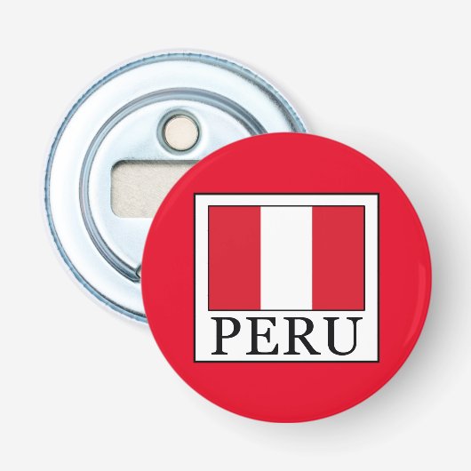 Peru Button Flesopener (Voorkant)