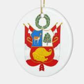 Peru Coat of Arms Ornament (Links)