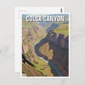 Peru Colca Canyon Briefkaart (Voorkant / Achterkant)