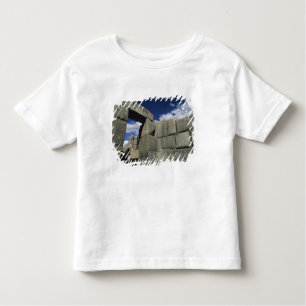 Peru, Cuzco, Sacsayhuaman fort, goed voorbeeld Kinder Shirts