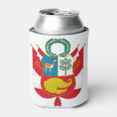 peru embleem blikjeskoeler (Blikje Voorkant)