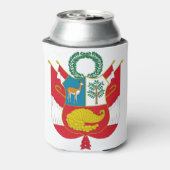 peru embleem blikjeskoeler (Blikje Achterkant)