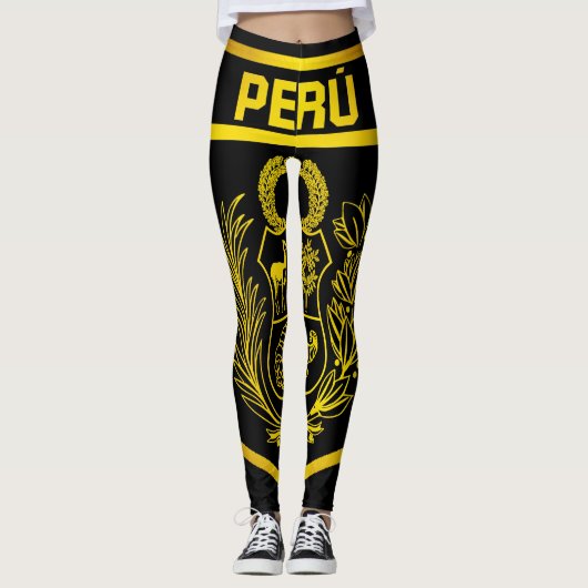 Perú Emblem Leggings (Voorkant)