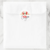 Peru en mi Corazon Peruvian Pride Ronde Sticker (Tas)