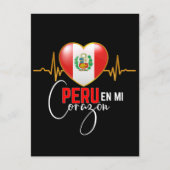 Peru en miCorazon Peruvian Pride Briefkaart (Voorkant)