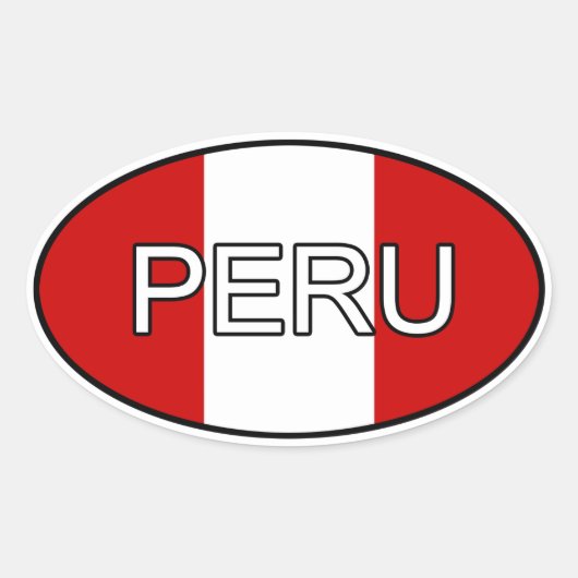 Peru Euro Sticker (Voorkant)