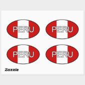 Peru Euro Sticker (Vel)