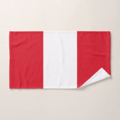 Peru Flag Bad Handdoek (Handdoek)