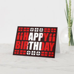 Peru Flag Birthday Card Kaart