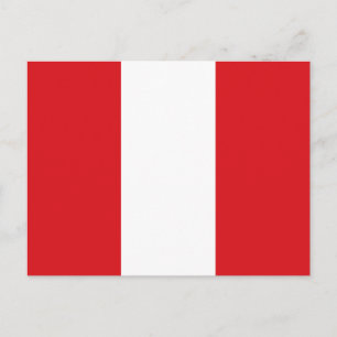Peru Flag Briefkaart