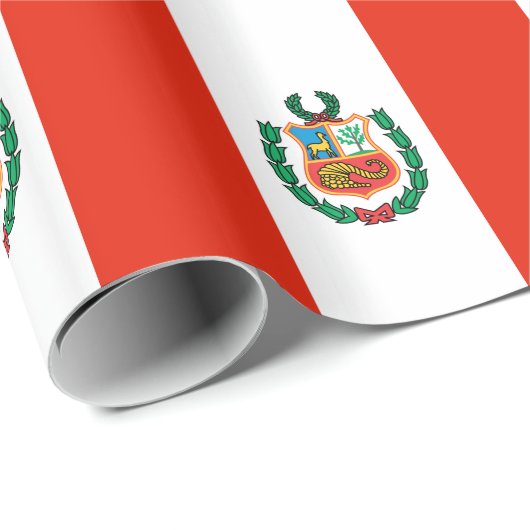 Peru Flag Cadeaupapier (Rol Hoek)